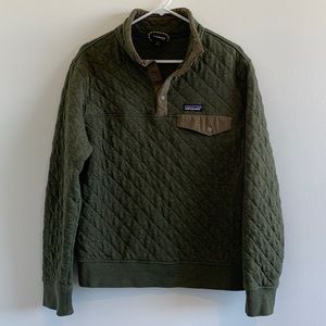 Patagonia | Green Quilted Pullover Fleece